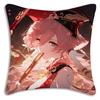 Cartoon Genshin Impact Pillow Covers Sofa Decorative Home Double-Sided Printing Short Plush Cute Cushion Cover