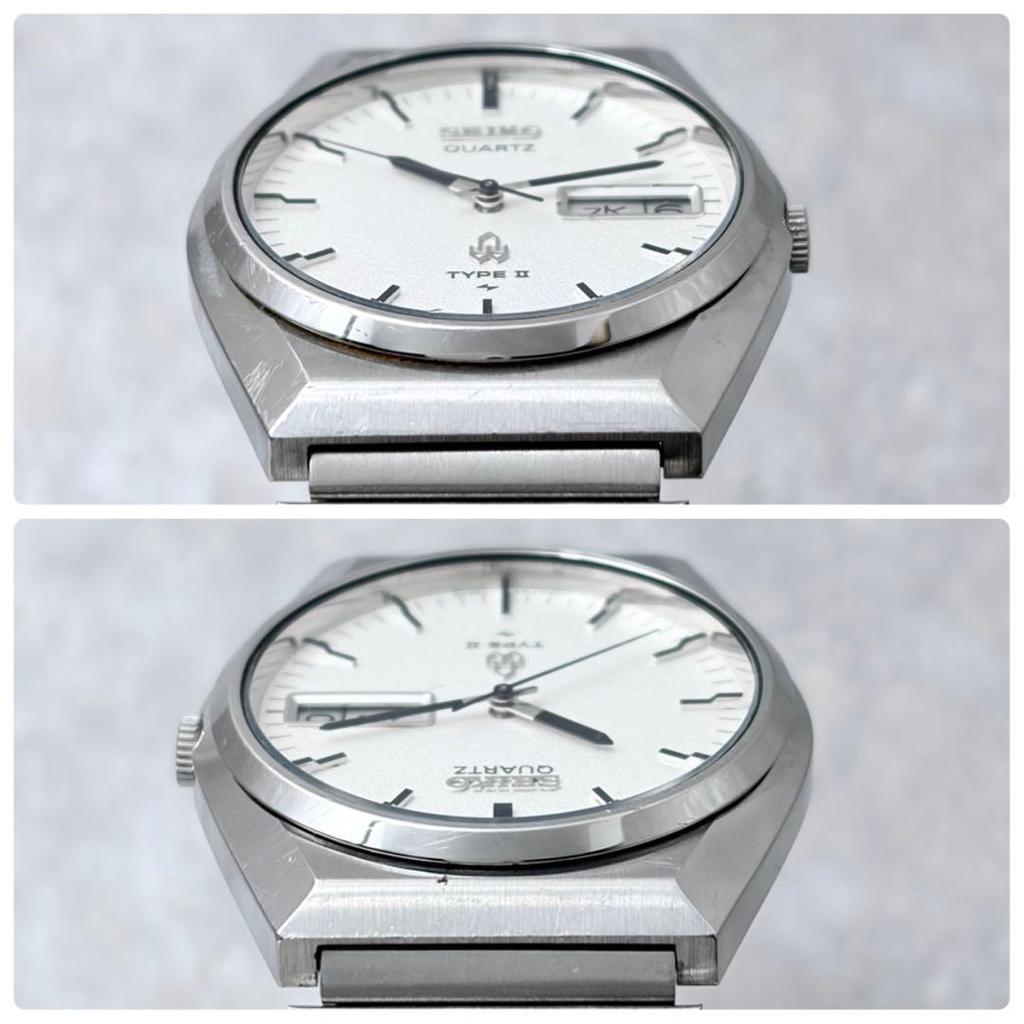 Used [In operation/Made in 1980] SEIKO Type 2 Grain Dial 7123-7010 Watch Quartz/QZ