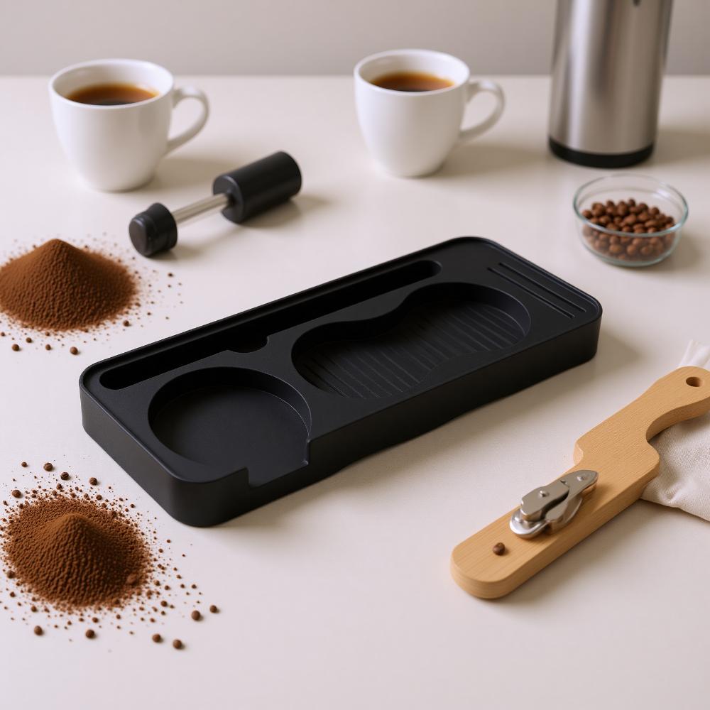 Non-Slip Espresso Tamping Pad Waterproof Portafilter Mat Coffee Tamper Mat For Home Baristas