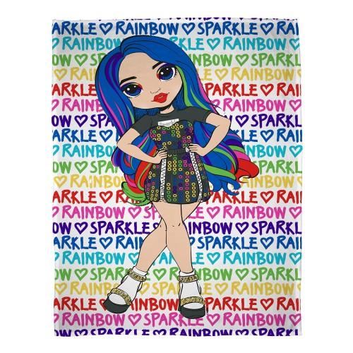 Rainbow High Fleece Blanket