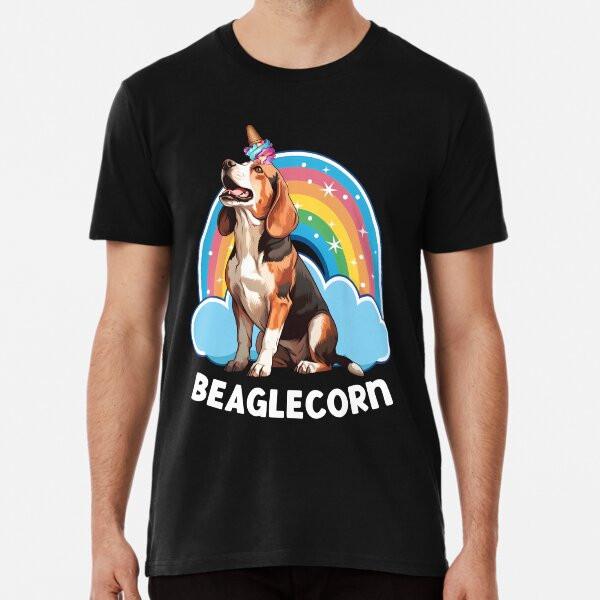 Funny Beaglecorn, Unicorn Beagle Premium T-S S To 5XL Made In the AU/USA T-Shirt
