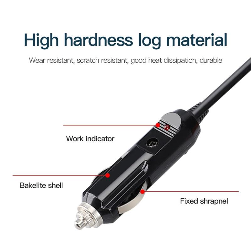 Replacement Cigarette Lighter Plug - 12 24V Male Cigar Plug Car Adapter DC Battery Charger Connectors Power Supply