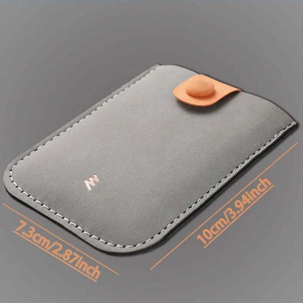 Pull-out Type Card Holders Clutch Korean Style Short Wallet Elegant Business Card Bag  Male