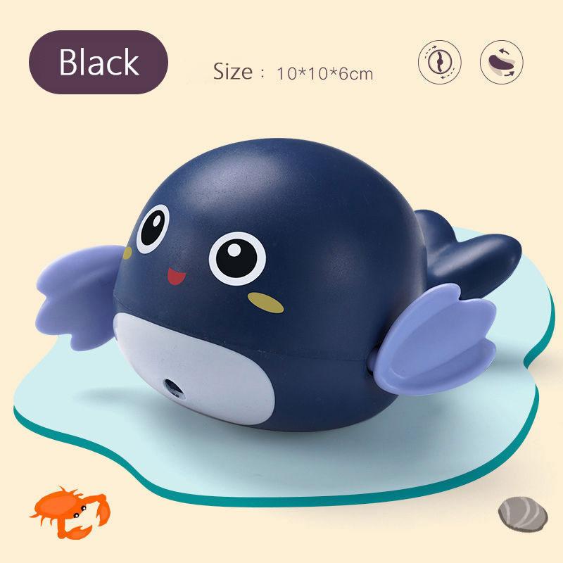 Summer Kids Bath Toys Clockwork Clownfish & Dolphins Swimming Water Play Set Classic Beach Fun Educational Toy for Baby Children