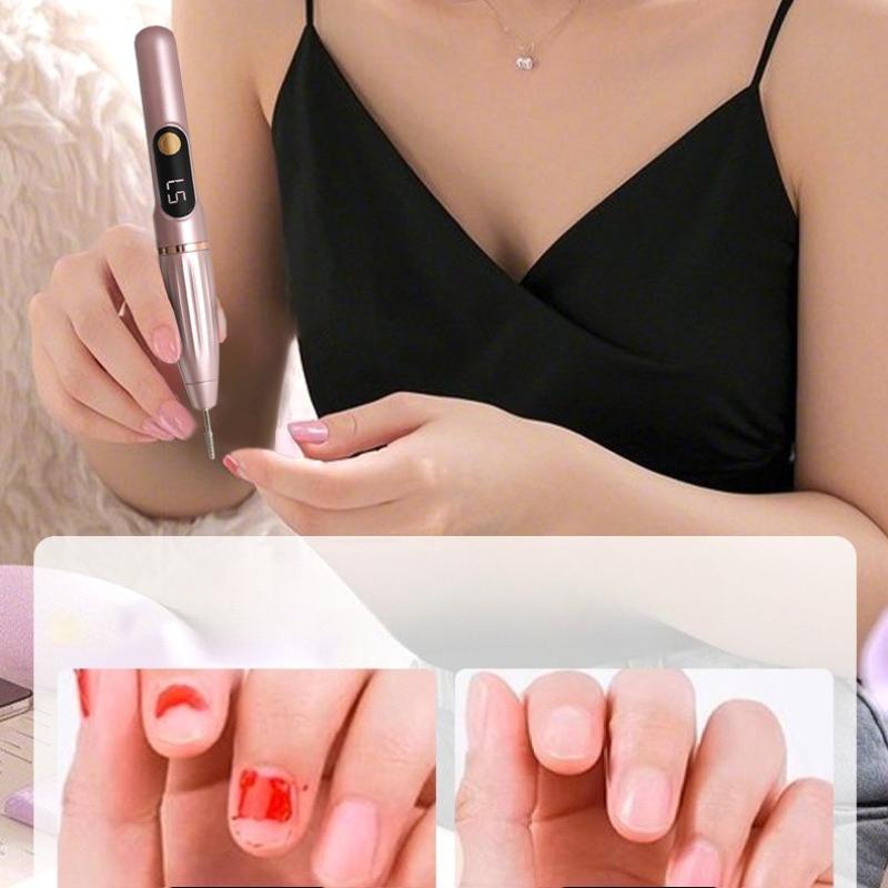 1Pc Electric Nail Grinder Small Tool Nail Remover Nail Grinder Portable LCD Electric Nail Clipper Nail Grinder