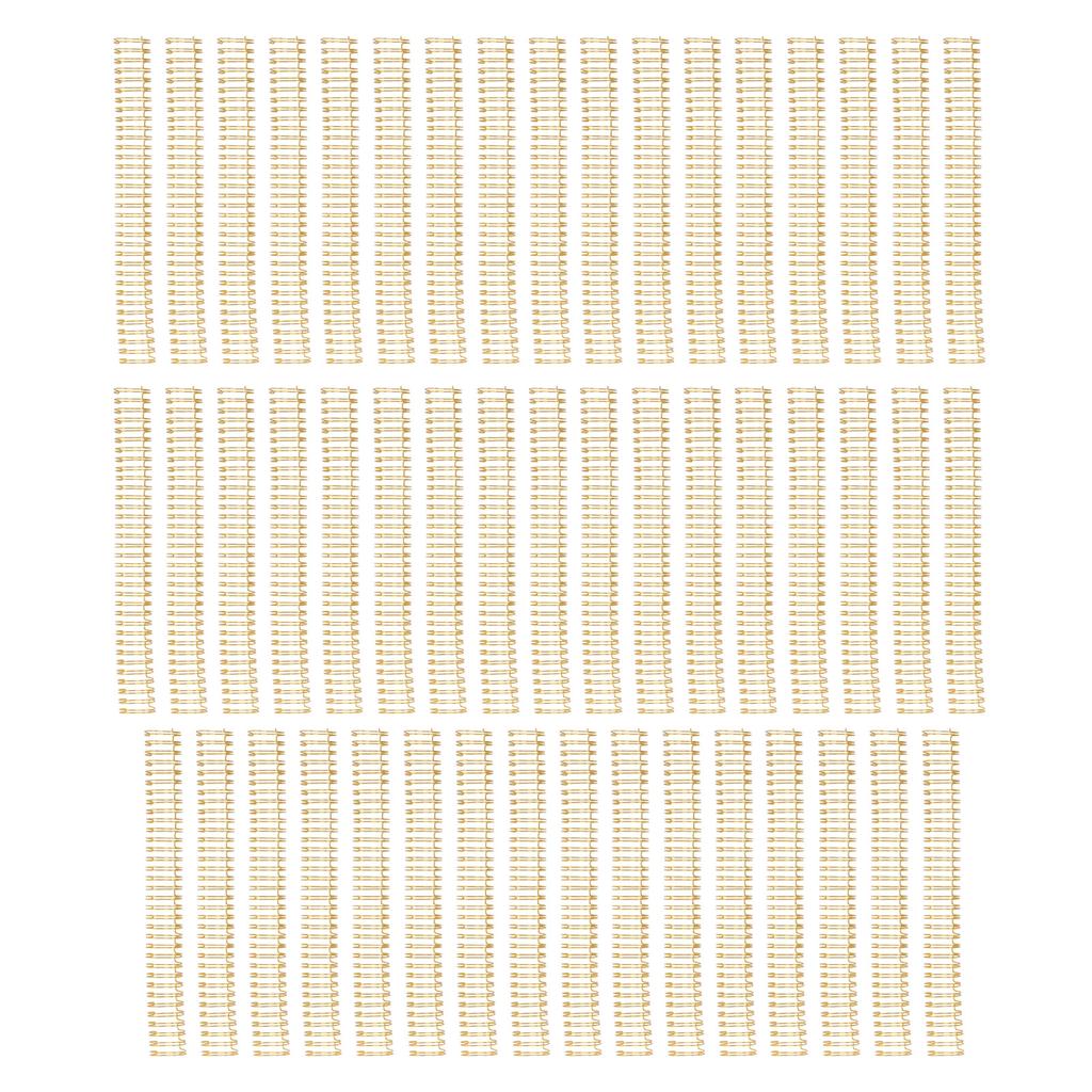 50 Balení Dvojitá Smyčka Drátěné Hřbety pro Kroužkovou Vazbu Velikost Papíru Kapacita 180 Listů Průměr Drátu 3/4 palce Drátěná Vazba