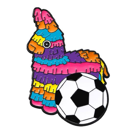 

Football Badge USA Flag Pattern Zinc Alloy Brooch Multiple Styles Enamel Craftsmanship Brooch Pin Jewelry Accessories J