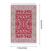 Dollhouse Woven Carpet Miniature Scale Doll Furniture Dollhouse Rug Carpet Dollhouse Blanket Rug Woven Rug Dollhouse Rug 1/12