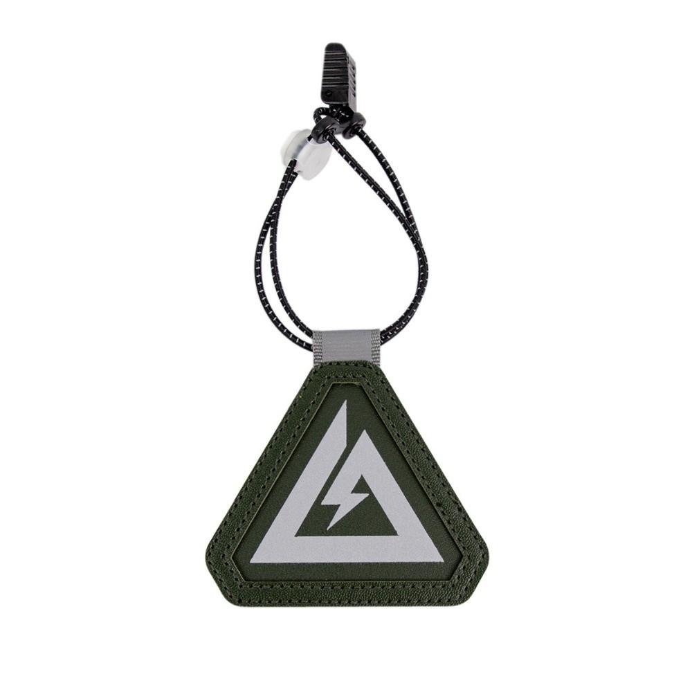 Triangle Shape Triangle Reflective Pendant PU Leather Bicycle Reflective Tag Bicycle Accessories