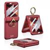 Razr60Ultra Mobile Phone Case Ring Holder Razr60Ultra Folding Screen Case Magnetic Solid Color