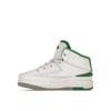 Air Jordan 2 Retro TD Lucky Green Baby Sneakers White Sail Light-Steel-Grey DQ8563-103