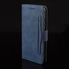 Case for Motorola MOTO G8 Power Lite Cover Adjustable Detachable Card Holder Magnetic closure Leather Wallet Case - Blue