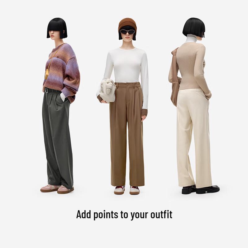 Bananain 505 Relax Women's Thick Wide-Leg Trousers