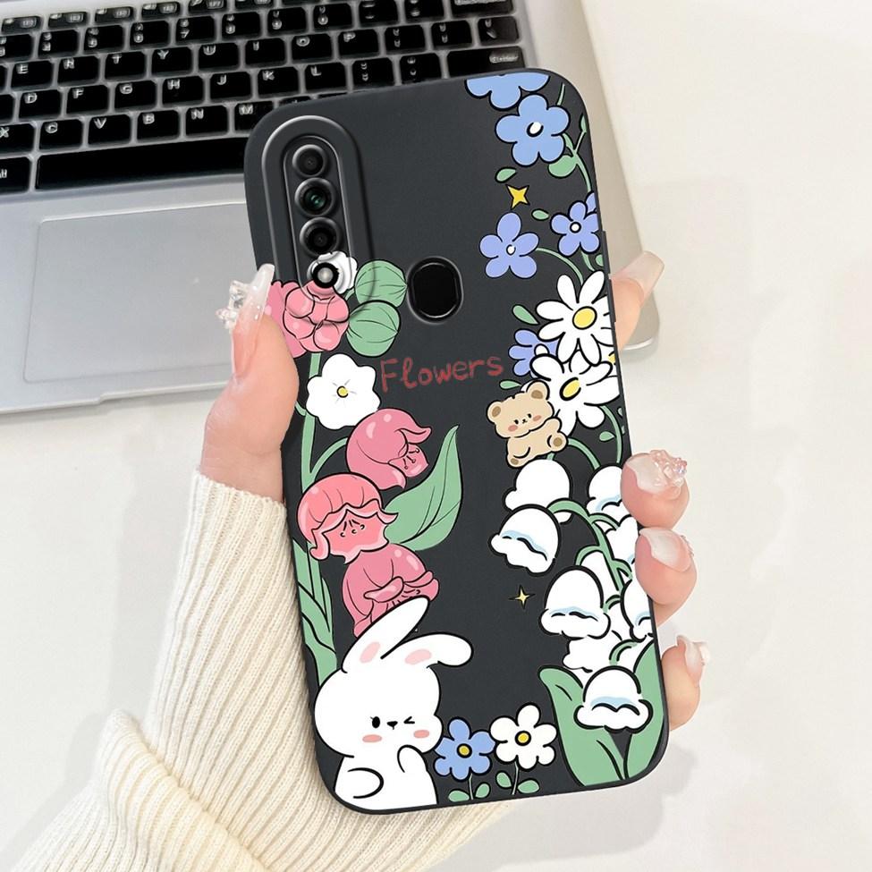Casing For Oppo A31 2020 CPH2015 Case A8 PDBM00 Cute Cat Fashion Luxury Silicone Shockproof Phone Case For Oppo A8 Back Cover