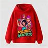 Autumn Winter KPop Demon Hunter Huntrix Children Sweatshirt Girls Boys Hip Hop Fashion Casual Warm Kids Pullover Hoodies