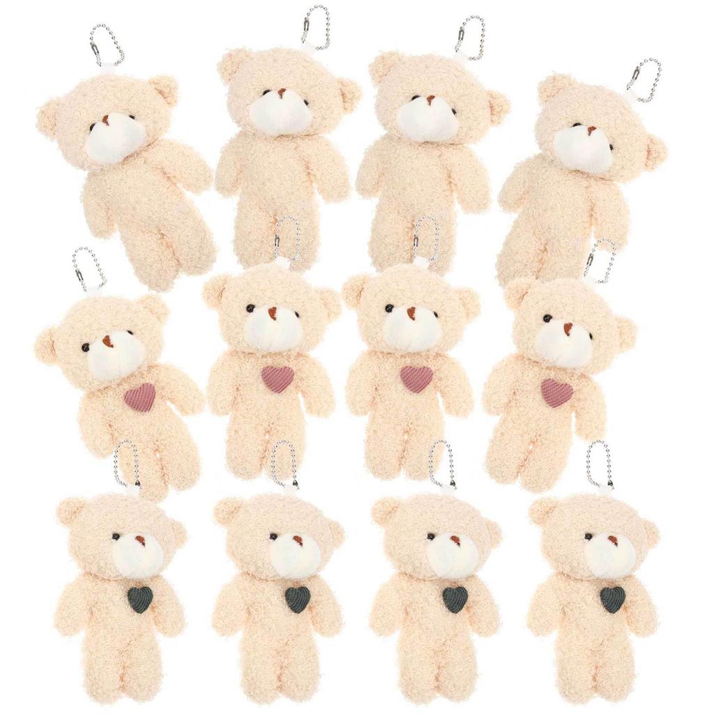 Toyvian Keychain Bear Cute Bear Keychain Bear Small Key Chain Bear Stylish Cute Keychain Pendant Bag Charm Bag Accessory Decoration Birthday Wedding