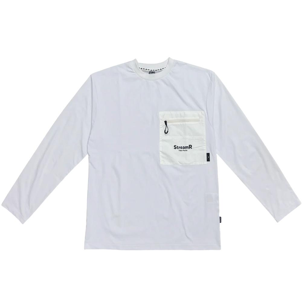 Polar Staff Streamr Dry Long Sleeve T-Shirt Off White S