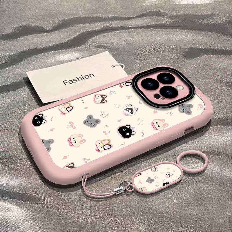 Cute Animal Head Full of Screen Suitable for Iphone16promax New 15 Apple 14plus Mobile Phone Case 13 Premium