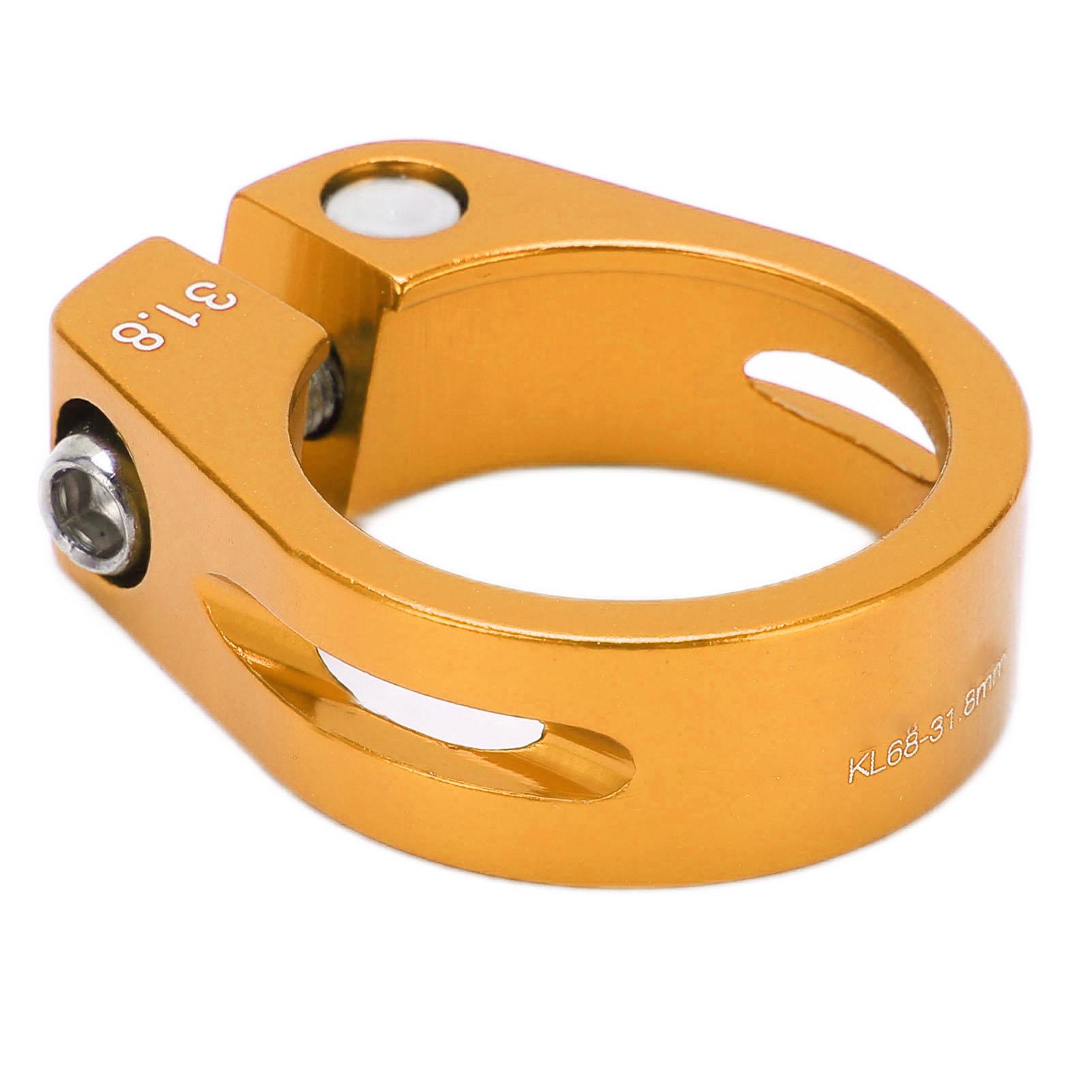 

Bicycle Seat Tube Clamp Mountain Road Bike Lock Seatpost Aluminum Alloy Seat Tube ClampGold Gold золотой