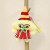Plush Star Shape Keychain With Embroidered Details For Girls And Backpack Decor
