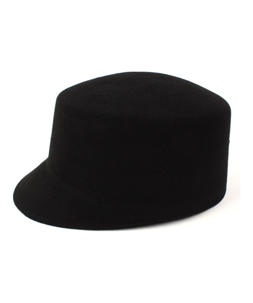 Yunibeosyeolkemiseuteuli Wool Black Riding Cap