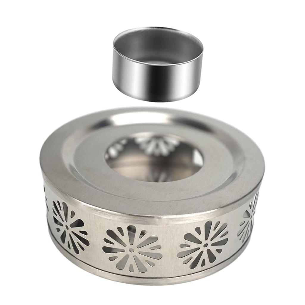 Stainless Steel Teapot Warmer Universal Warm Tea Stove for Home Travel Hotel