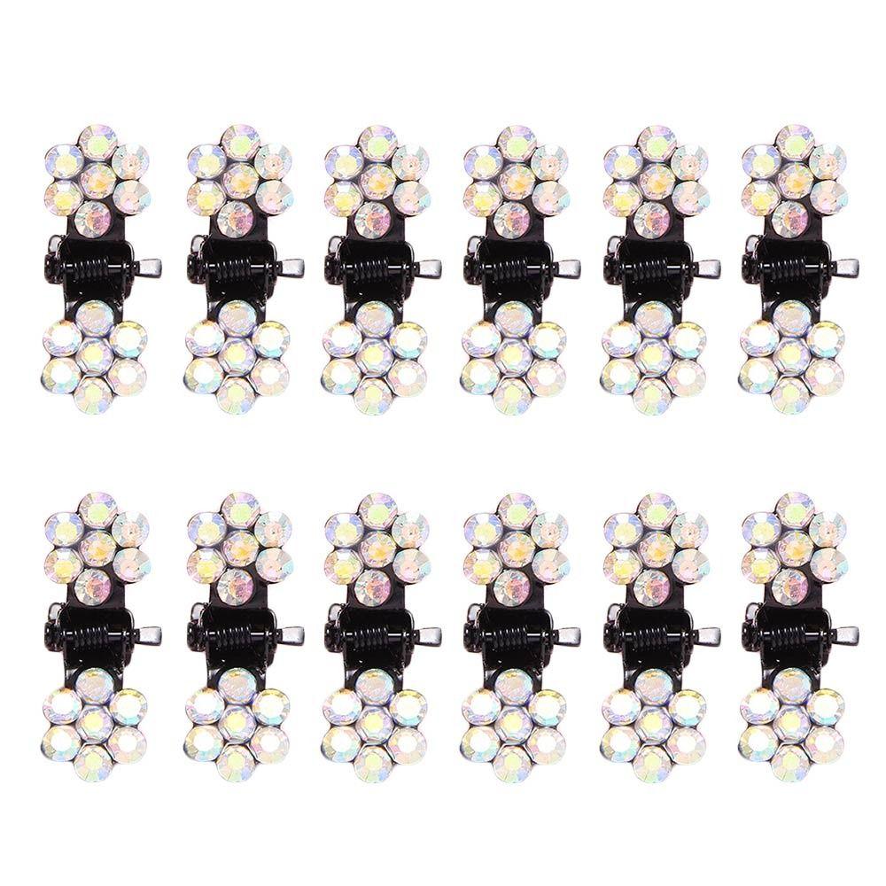 Metal Crystal Headwears Girls Hair Clip Claw Clip Mini Hair Claw Headwear Clip Grip