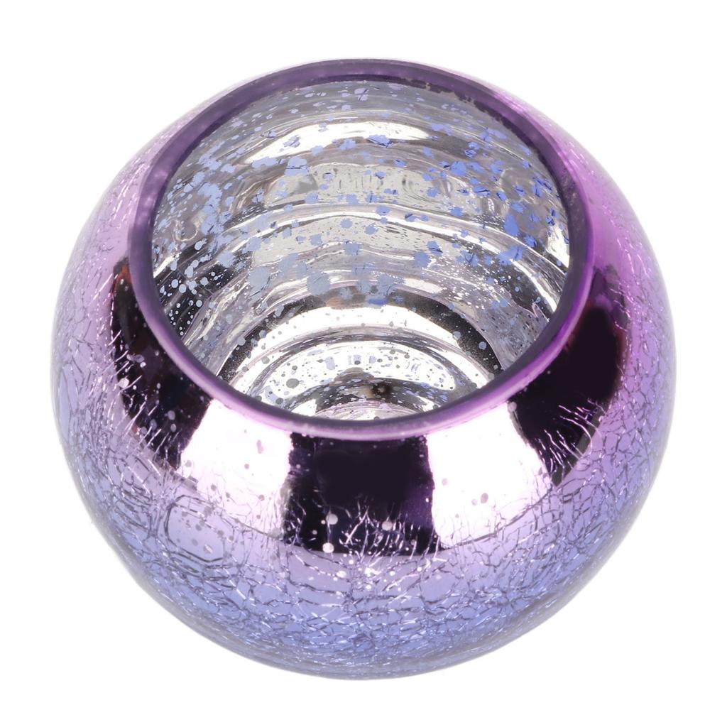 Tea Light Holder Warm Romantic Glass Attractive Decorative Handcrafted Textures Table Centerpiece Decor