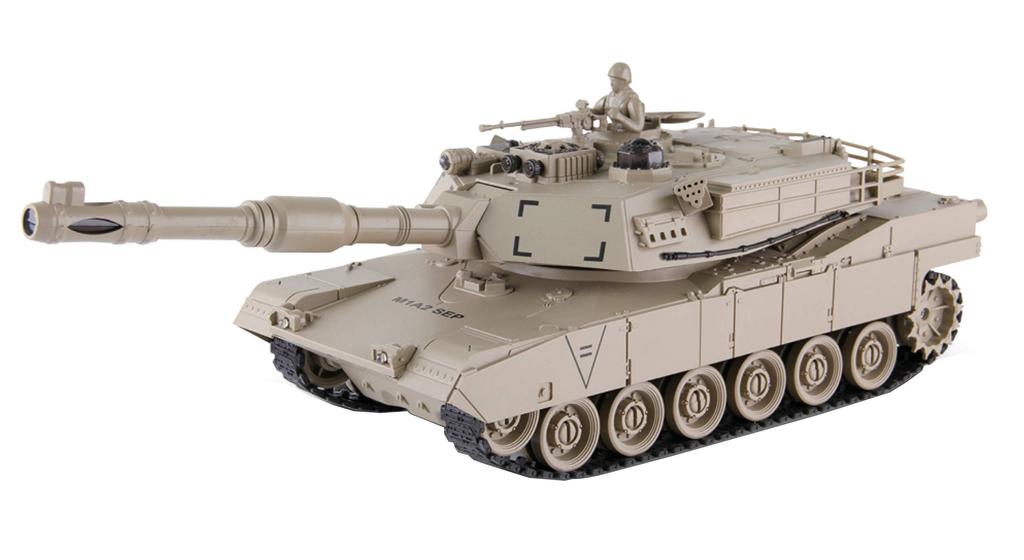 Doyusha RC World Battle Tank, American M1A2 Type, 27MHz, with Infrared Battle System, Electric Radio Control, WBT-MA