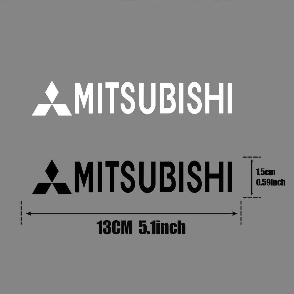 1PC Car Styling Letter Sticker Front Rear Windshield Window Door Decal For Mitsubishi Eclipse Cross GK Eclips