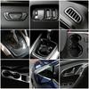 For Renault Kadjar 2015- Car Central Console Part Trim Frame Cover Car Interior Styling Modify Carbon Fiber Color Refit