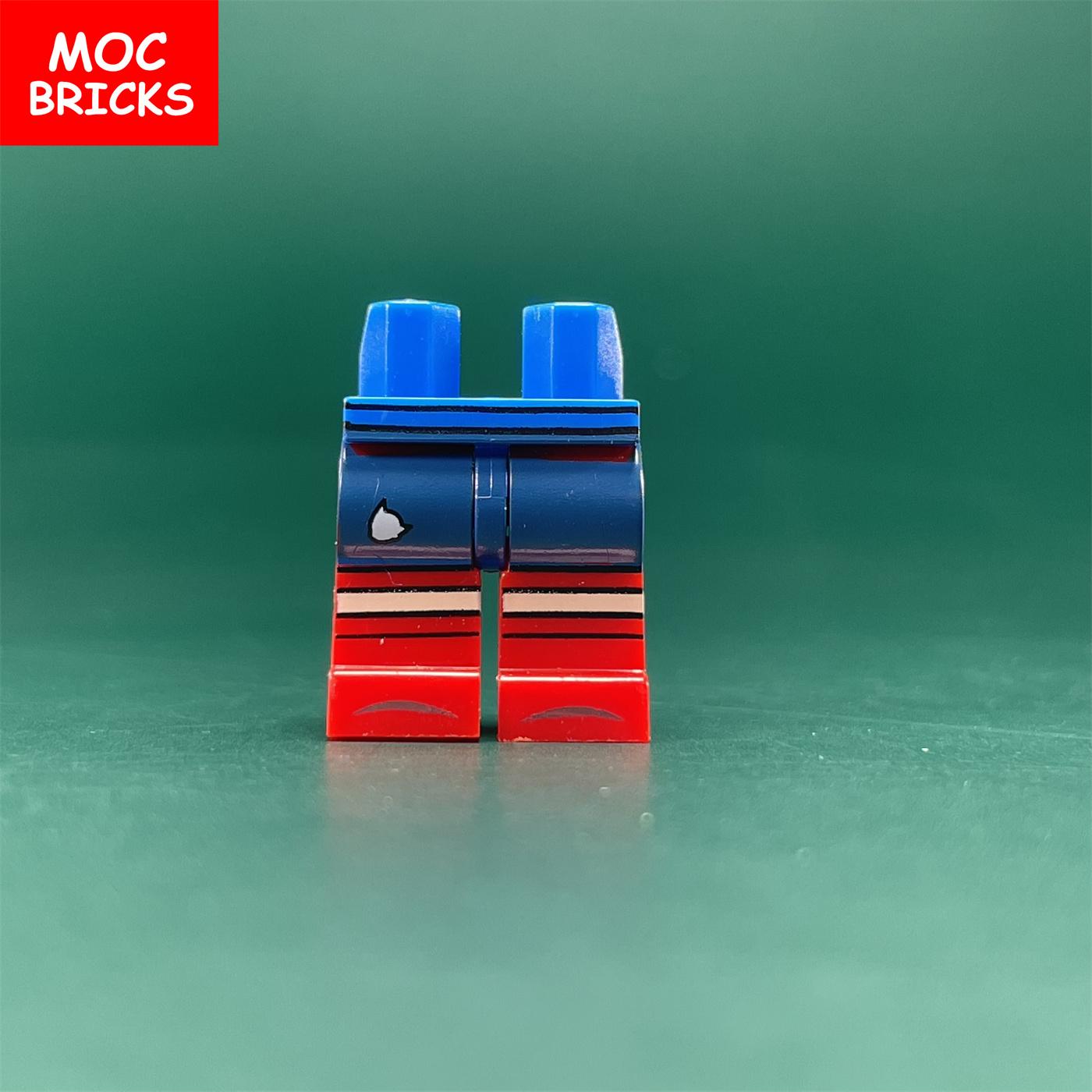 10 Stück/Los MOC STEINE Hosenbeine Bedruckt Körperbekleidung Kompatibel Mit Anderen Bausteinen Spielzeug Geschenken