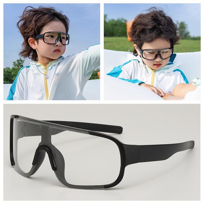 Children's Cycling Glasses Boys Girls Goggles Outdoor Ski Goggles Large Frame UV Protection Windproof Sports Sunglasses