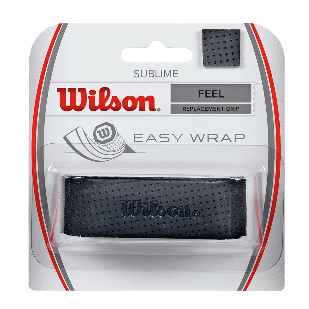 

Wilson Tennis Replacement Grip SUBLIME GRIP 1 piece Black WRZ4202BK Wilson чёрный