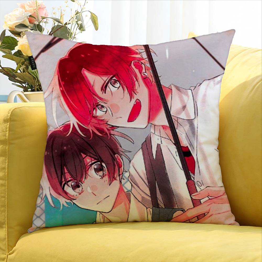 Sasaki to Miyano BL World Various Sizes Square Pillow Case For Car Home Bedchamber Decor