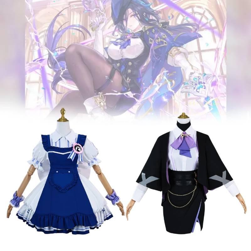 Genshin Sigewinne Impact Clorinde Cosplay Costume Set Party Fashion Accessories