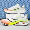 Shock-absorbing running shoes net racing breathable sports shoes single-layer 7 red rabbit students 6 older children's running shoes male price is e