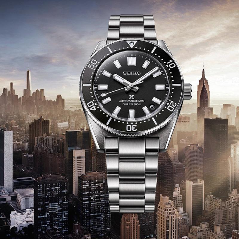 Seiko PROSPEX 300m Waterproof Automatic Mechanical Movement Stainless Steel Strap Watch 40mm SPB453J1