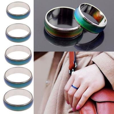 1PC Anello dell'Umore Temperatura Cambia Colore Incredibile Gioiello di Moda 2022 Nuovo Anello dei Sentimenti Regalo Fatto a Mano
