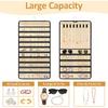 Hanging Jewelry Organizers and Storage, Double-Sided Jewelry Necklace Holder for Jewelries, Earrings, Accessories, Rings on Closet, Door, Wall