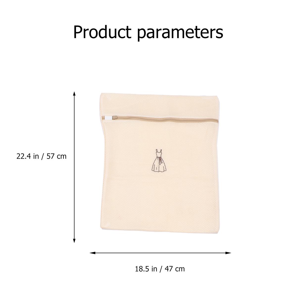 6Pcs Delicates Laundry Bag Set Heavy Duty Mesh Washing Bags for Lingerie Bras Underwear Sweaters Clothes Travel Storage