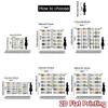 2D FLAT PRINTING 2pcs Curtains (Without Rod) Colorful Fish Rows Fashionable Modern Curtains Machine Washable Fabric Curtains