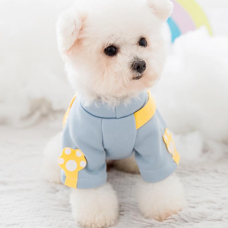 Autumn Winter Pet Dog Warm Clothes Fleece Dog Hoodies Coat with Messenger Bag Chihuahua French Bulldog Pullover Dog Girl Costume