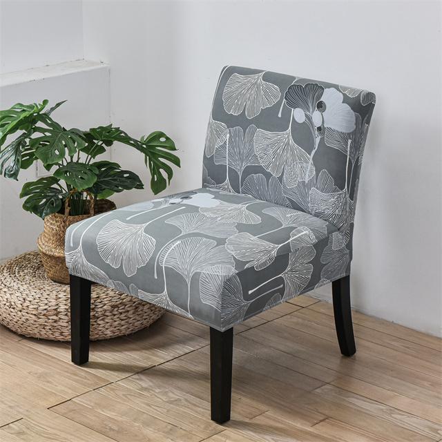 Accent Armloze Stoelhoes Luipaard Geometrisch Eénzits Sofakruk Overtrek Stretch Stoelhoezen Elastische Bankbeschermhoes