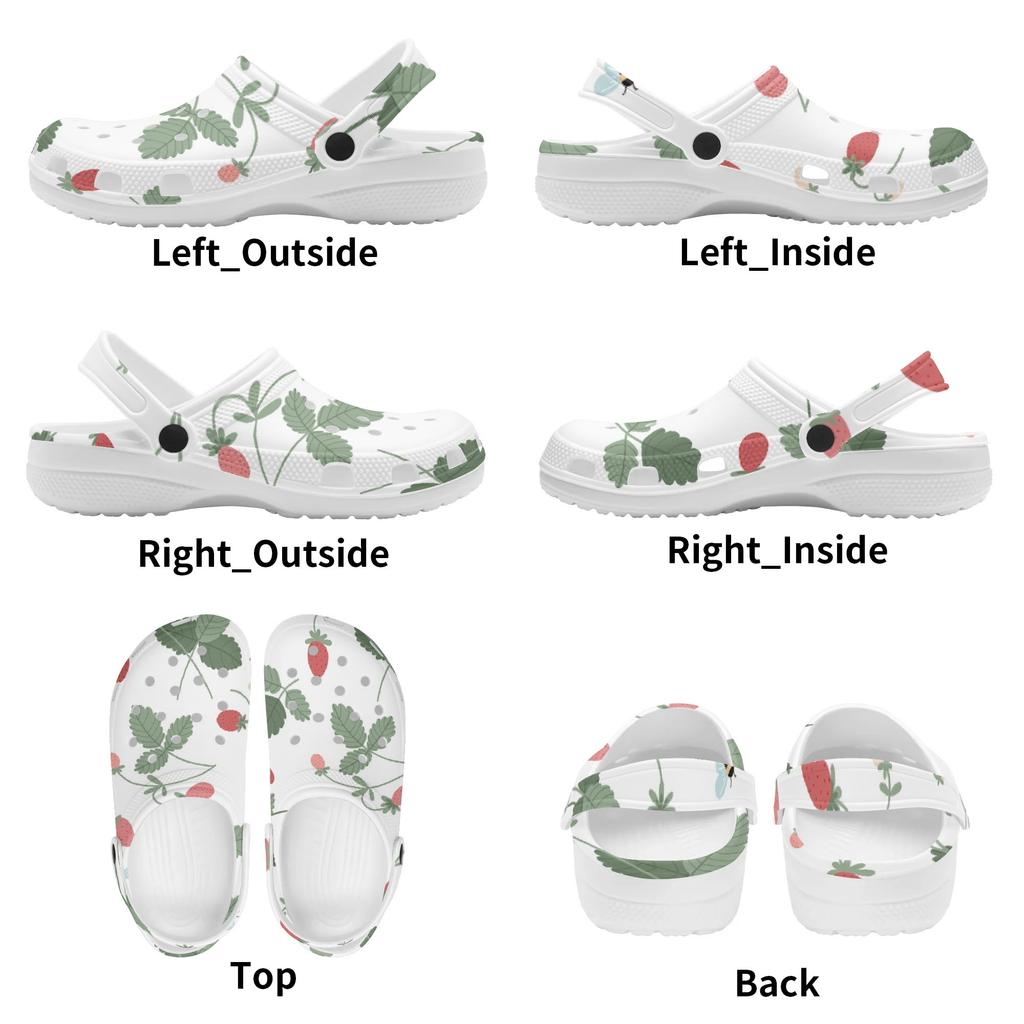 Summer Printed EVA Casual Clogs Adult Unisex Soft Sole Lightweight Slip On Sandals Slippers Soft Sole Summer Shoes Daily Wear