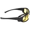 EAGLE INDRO - Work Safety Glasses with Side Shields and Interchangeable Elastic Band (high Visibility)