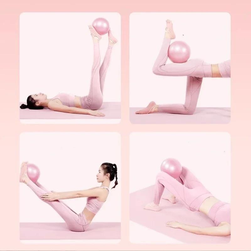 25Cm Thickened Mini Exercise Ball For Pilates Yoga Anti Burst Leg Toning Hip Lift Home Fitness Workout