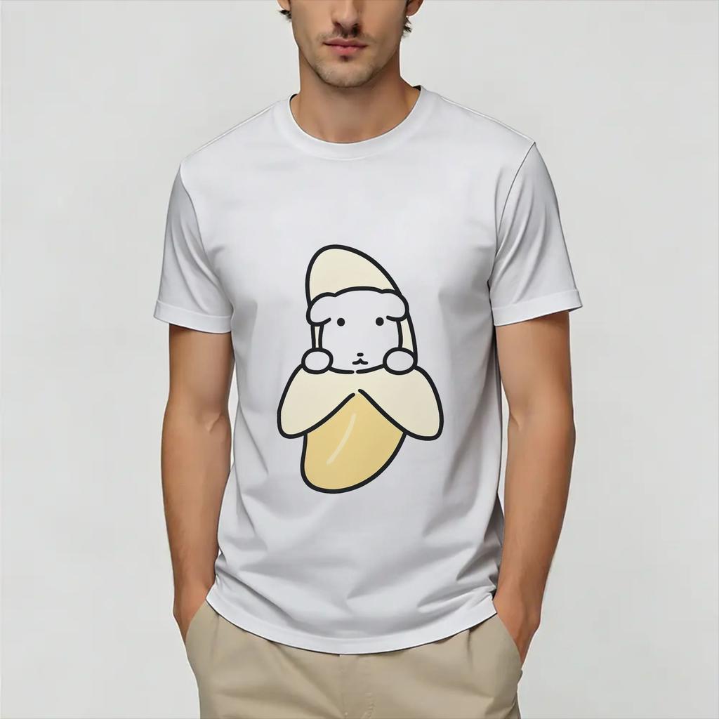 Unisex TShirt Cute GANADI Creative 100 Cotton Tee Shirt Short Sleeve T Shirts Crew Neck Clothes Classic
