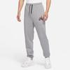 Jordan Logo Print Fleece-Lined Warm Drawstring Knit Sweatpants Men Bottoms Grey DH9503-091