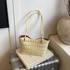 Large-capacity hollow bag women's summer versatile shoulder mother and child bag leisure work commuter tote bag